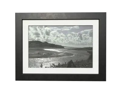 Modern Picture Frame -River 3D model