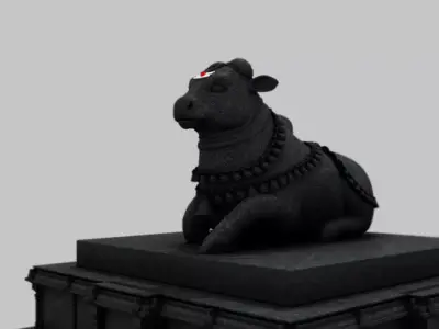 nandi statue 3d model 3D model