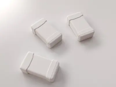 SMD Capacitor 3D model