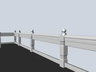 Porch Post 2 3D model
