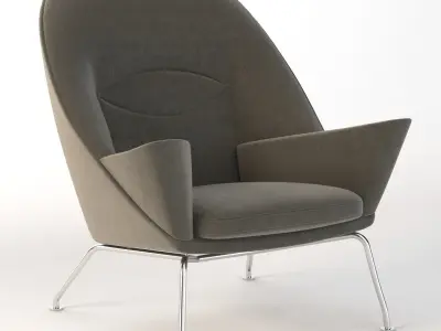 Ch468 Oculus Armchair Carl Hansen And Son By Hans J Wegner 3D model