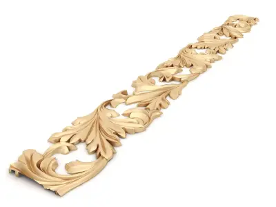 Ceiling Molding 5 - For CNC and Interior 3D model
