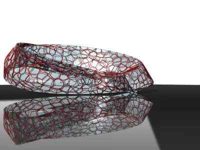 Parametric Architectural Facade Design Grasshopper Rhino Files 3D model