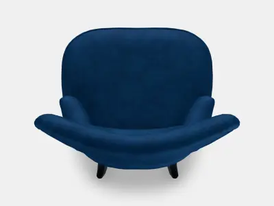 REMSTA Armchair 2 Low-poly 3D model