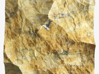 308-RockPanel sandstone rock texture 3D model