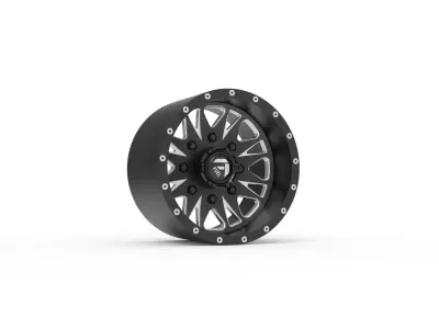 fuel off road REAR THROTTLE wheel 3d print model Free 3D print model
