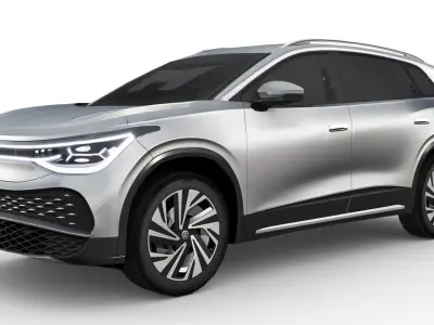 Volkswagen ID6 2023 Low-poly 3D model