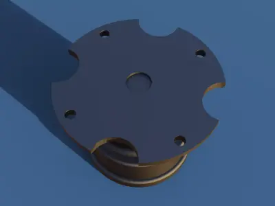 Hi Fi Anti-Vibration Isolation Feet 40mm Free Free 3D print model