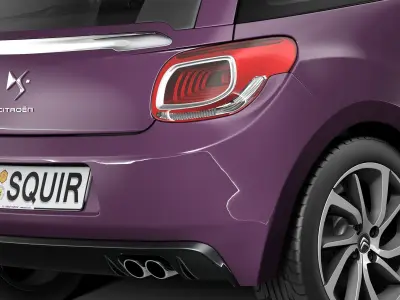 Citroen DS3 Cabrio 2015 3D model