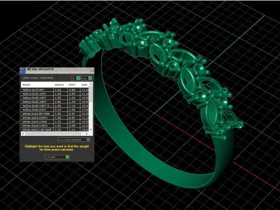 Marquis ring 3D print model