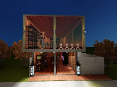 shop from container  3D model