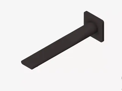 Wall Spout - Luxury - Green - Bath Low-poly 3D model