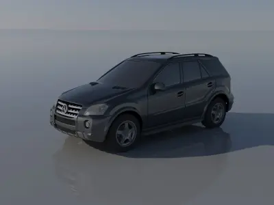Mercedes Benz ML 63 2009 3D print model