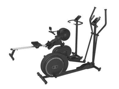 Fitness Equipament Clear Fit 3D model