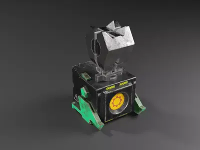 Device satelite generator vol2 Low-poly 3D model