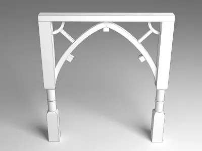 Wooden Arch 3D model