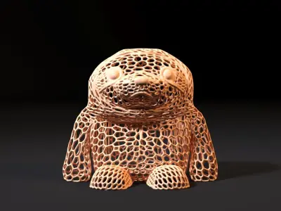 Sloth Voronoi 3D print model