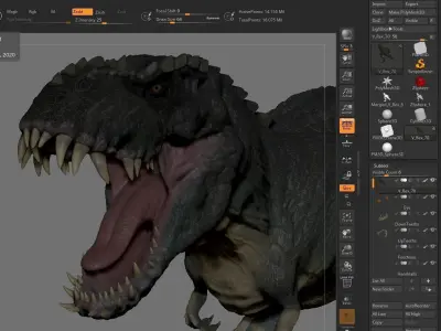 V Rex Sculpt Projects 3D model