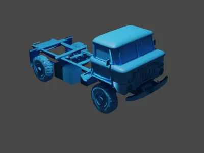 gaz 66 3D model