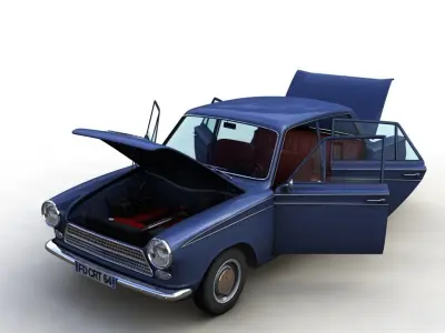 CORTINA MK1 1500 SUPER 1964 3D model