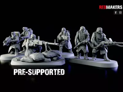 Special weapons teams - Death Squad of the Imperial Force 3D print model