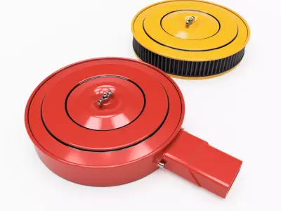 3d printable classic air cleaners for model building 3D print model