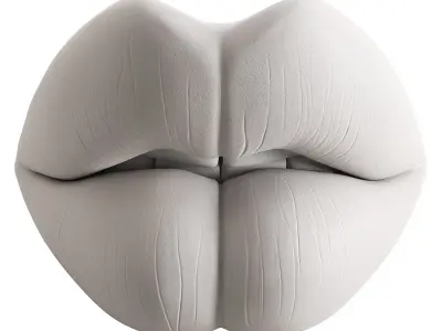 Sculpture Lips 3D model