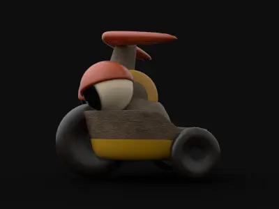 GunBound Boomerang Low-poly 3D model