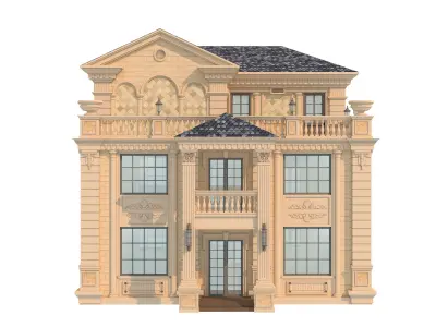 architecture luxury villa  3D model