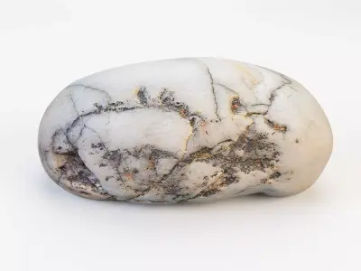 Small Stone 03 PBR Low-poly 3D model