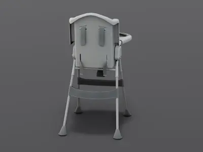 Baby Chair 3D Model Low-poly 3D model