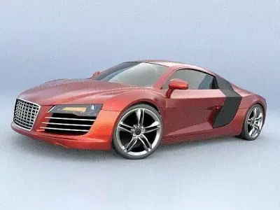 Audi R8 Sports Car 3D model