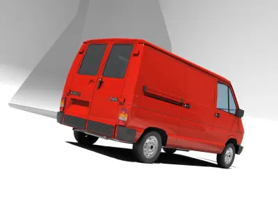 Renault Trafic I T800 L1H1 Low-poly 3D model