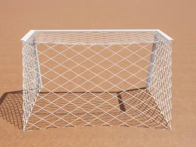 Goal  post 3d model Free low-poly 3D model