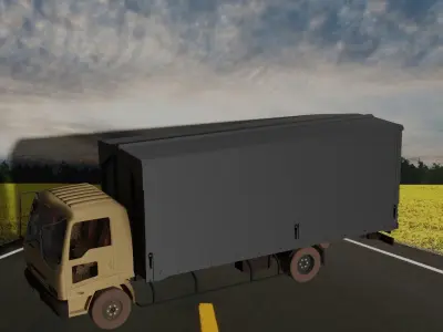 Truck simulator 3D model
