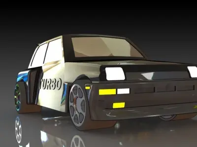 Renault 5 Turbo Free 3D print model