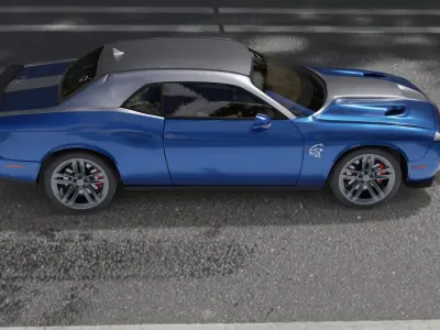 challenger dodge 3D model