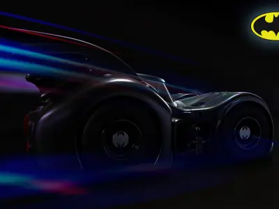 BatMobile toystyle 3dprint 3D print model