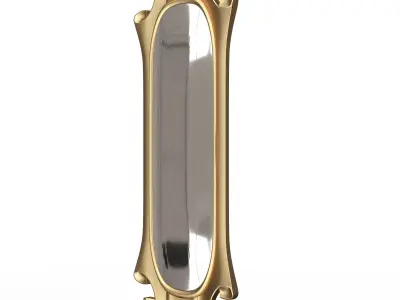 Carved Classic Mirror 04 Low-poly 3D model