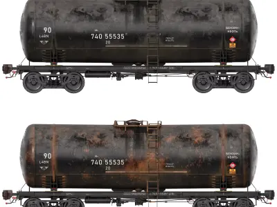 Railroad Tank Car 15-5103-07 3D model