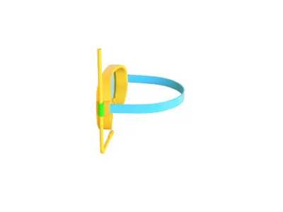 Low-Poly Driving Mask 01 Low-poly 3D model