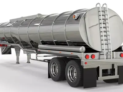 Truck Trailer 3D model