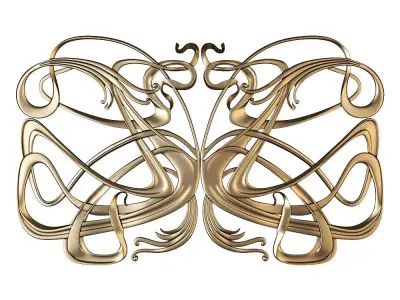 CNC DECOR art nouveau 3D model