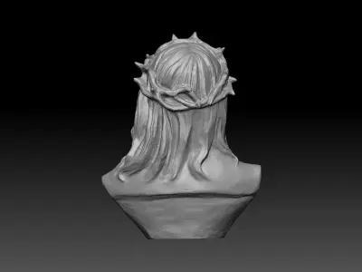 Christ bust  3D print model