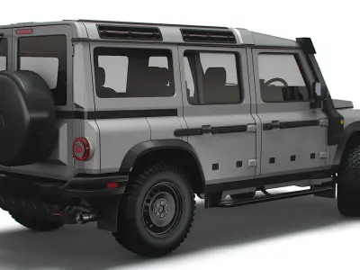 INEOS Grenadier Trialmaster Station Wagon 2023 3D model