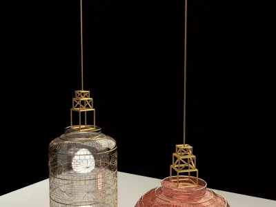 Chinese lantern 3D model 23