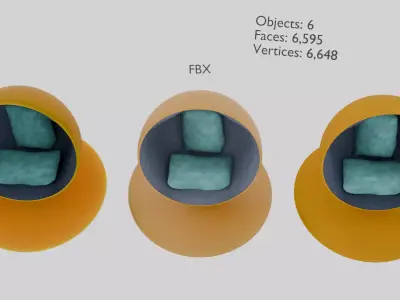 Ball Chair 3D 3D model