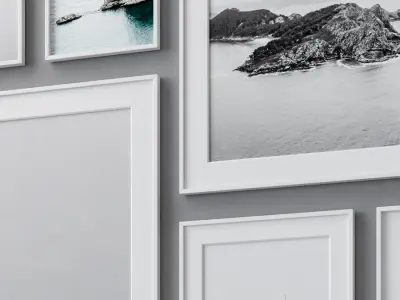 Photo Frames Set  320 3D model