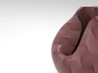 Uhud Vase Low-poly 3D model