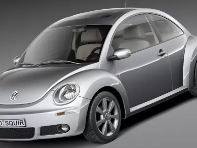 Volkswagen Beetle 2005-2011 3D model